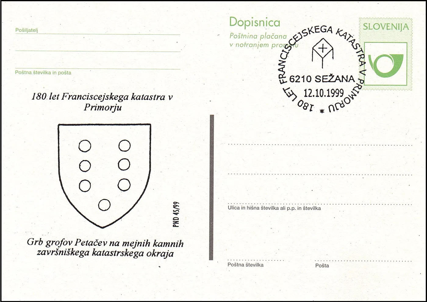 180 LET FRANCISCEJSKEGA KATASTRA V PRIMORJU